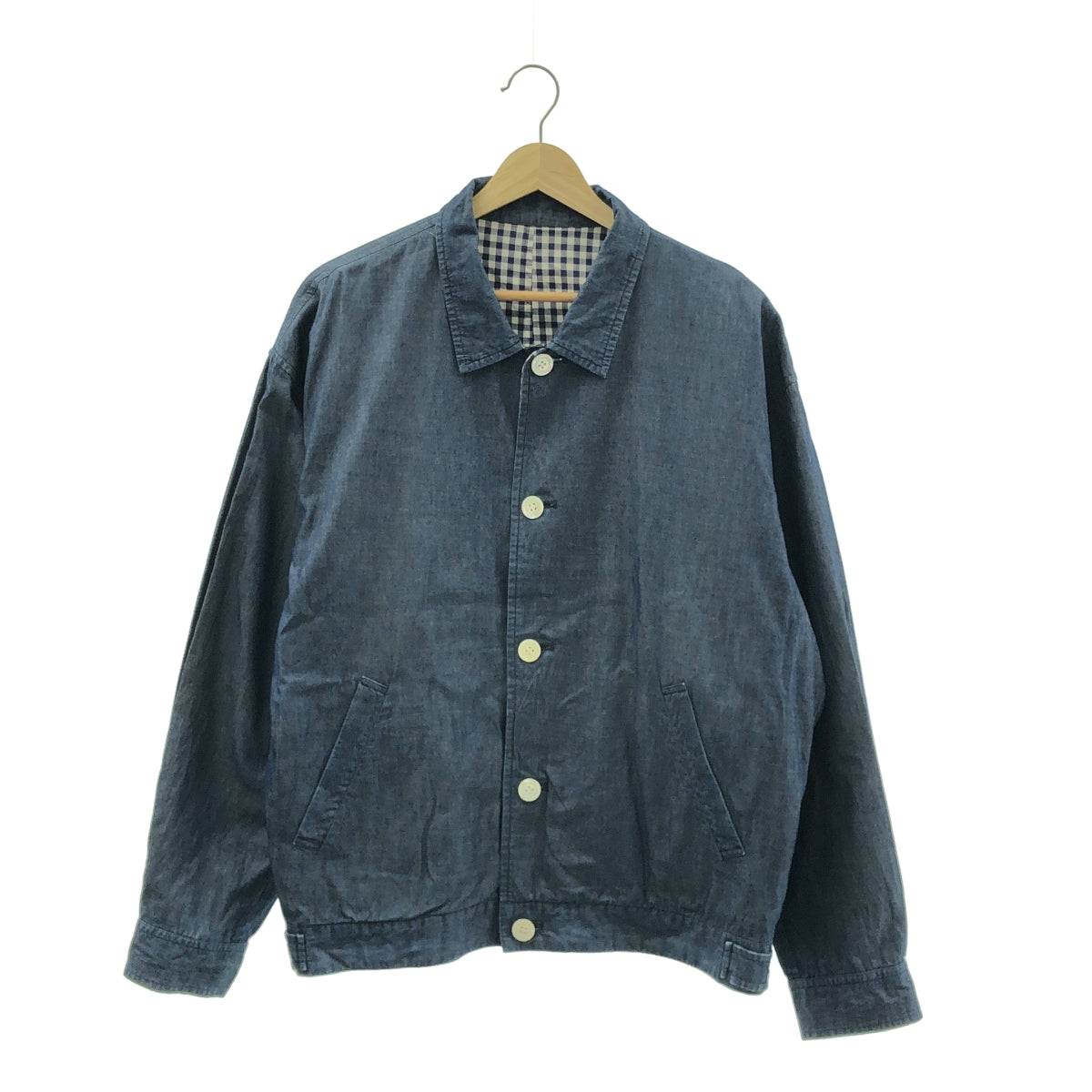 COMME des GARCONS HOMME / 콤데 갤슨 옴므 | 1990s | 더블 어저스터 풀 Zip 재킷 블루존 | M |