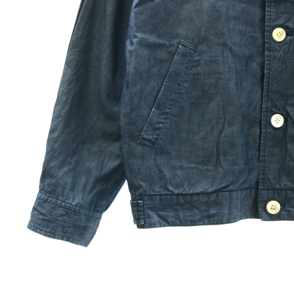 COMME des GARCONS HOMME / 콤데 갤슨 옴므 | 1990s | 더블 어저스터 풀 Zip 재킷 블루존 | M |