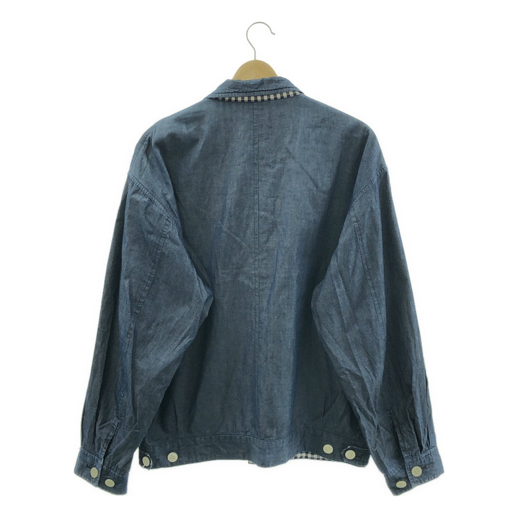 COMME des GARCONS HOMME / 콤데 갤슨 옴므 | 1990s | 더블 어저스터 풀 Zip 재킷 블루존 | M |