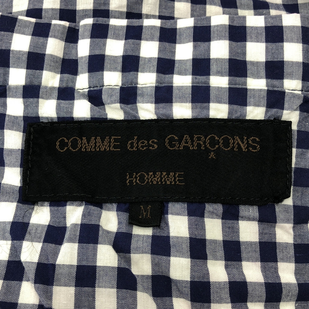 COMME des GARCONS HOMME / 콤데 갤슨 옴므 | 1990s | 더블 어저스터 풀 Zip 재킷 블루존 | M |