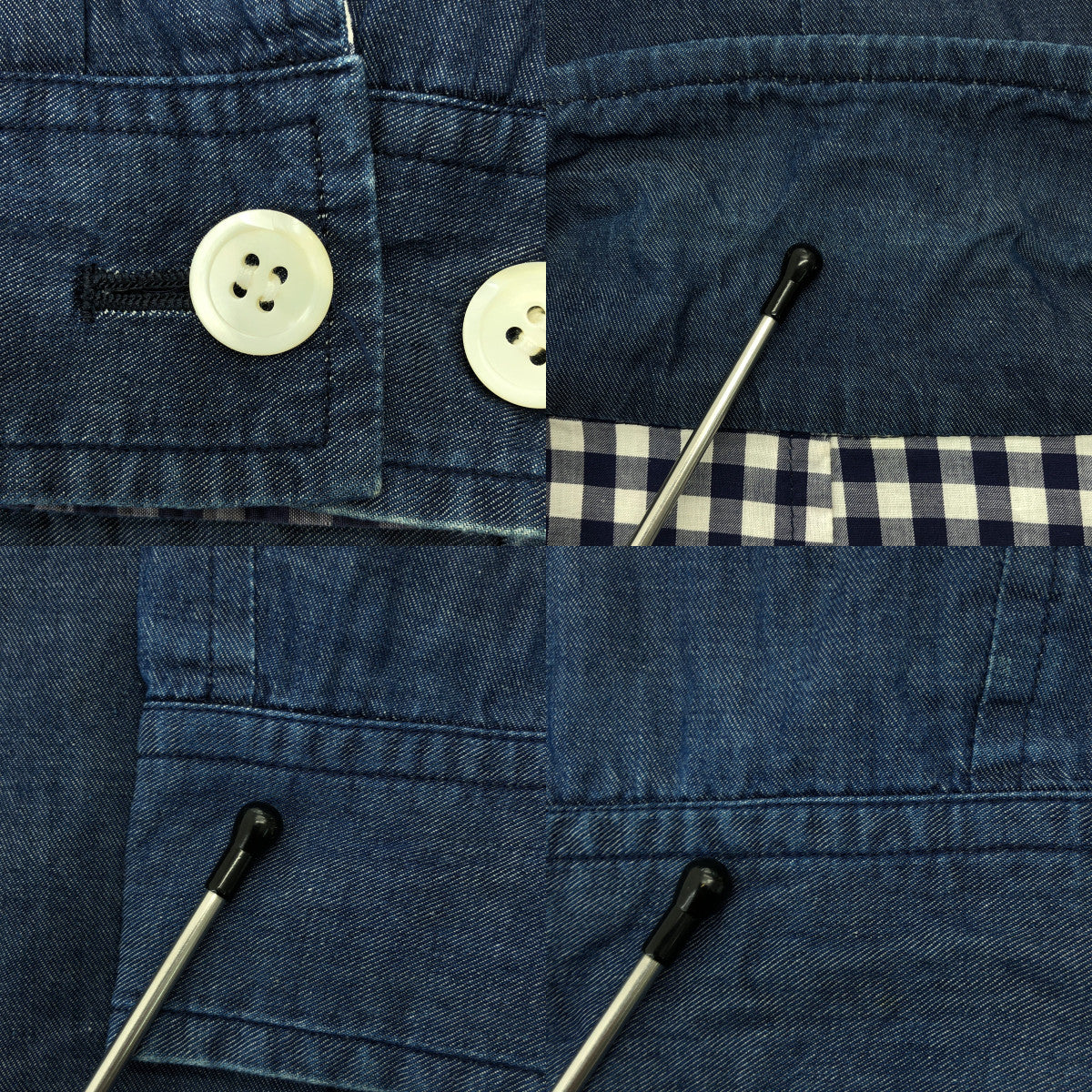 COMME des GARCONS HOMME / 콤데 갤슨 옴므 | 1990s | 더블 어저스터 풀 Zip 재킷 블루존 | M |