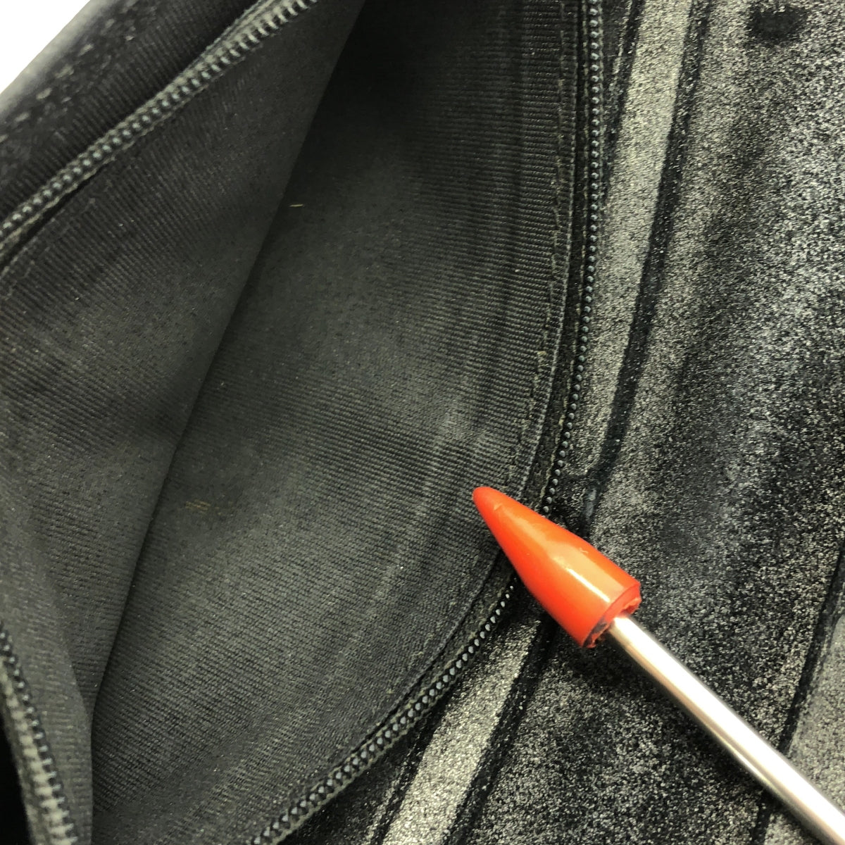 JIMMY CHOO / ジミーチュウ | スタースタッズ グリッターレザー 長財布 | ブラック / シルバー | レディース