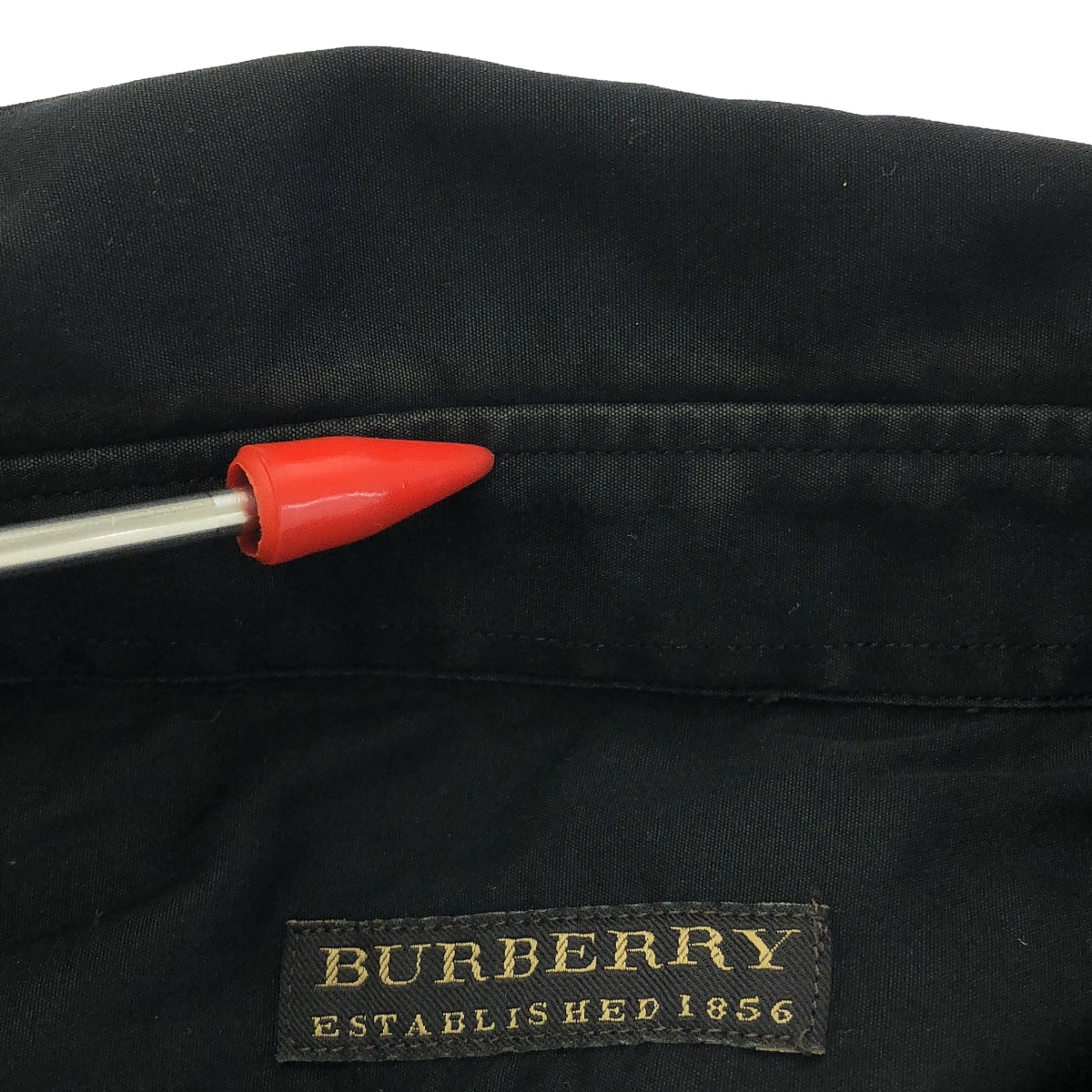 Burberry / バーバリー | 比翼ボタン コットンシルク シャツ | 40 (15 3/4) | メンズ