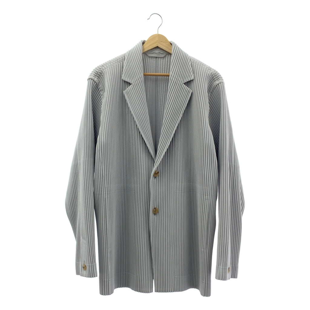 HOMME PLISSE ISSEY MIYAKE / オムプリッセイッセイミヤケ | BASICS / プリーツ シングルブレスト オーバー ジャケット | 3 |