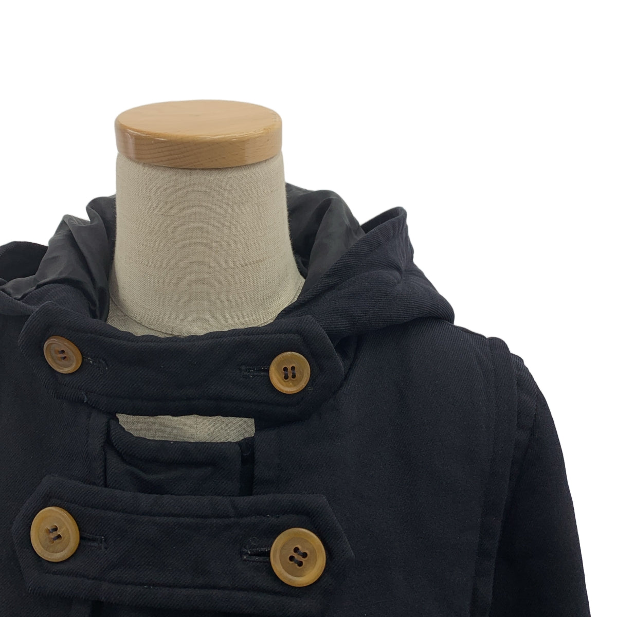 COMME des GARCONS COMME des GARCONS / Comme des | 2005秋冬 |產品染色聚酯縮水連帽大衣 |中號 |海軍|女性的