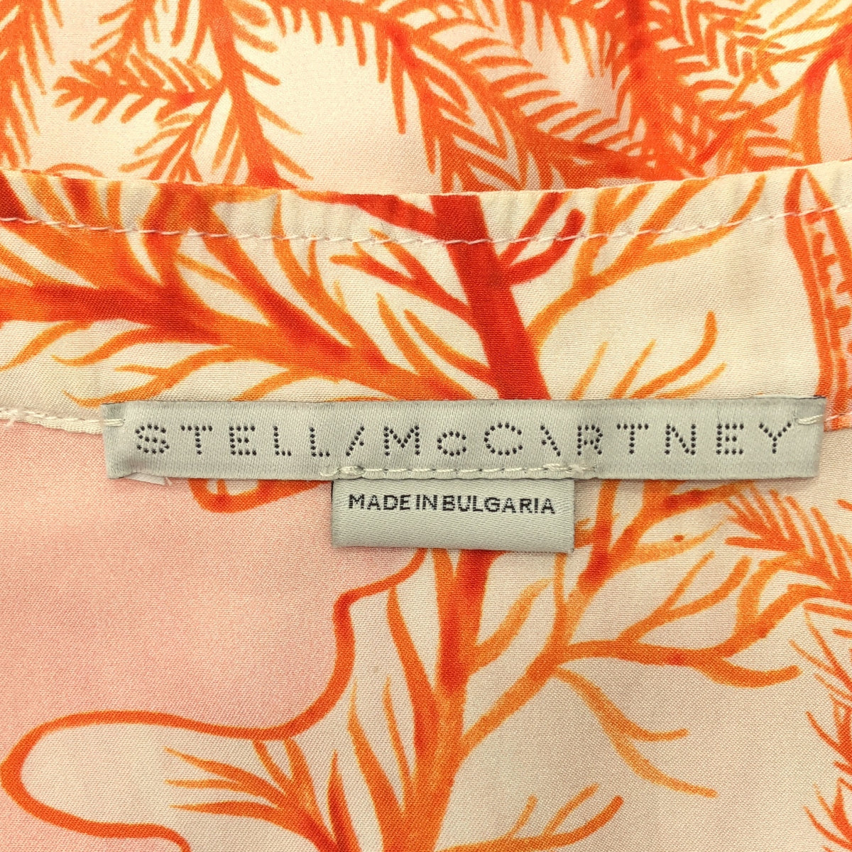 STELLA McCARTNEY | 絲質印花立領襯衫 | 36碼 | 女款