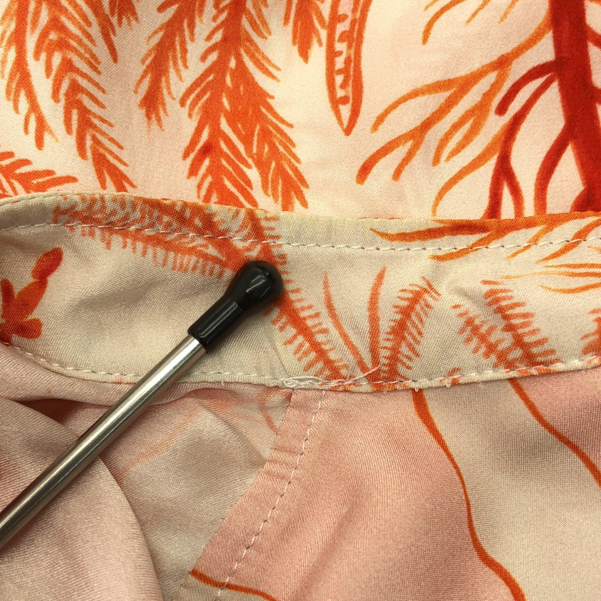 STELLA McCARTNEY / 스텔라 맥카트니 | 실크 총 무늬 밴드 컬러 셔츠 | 36 |