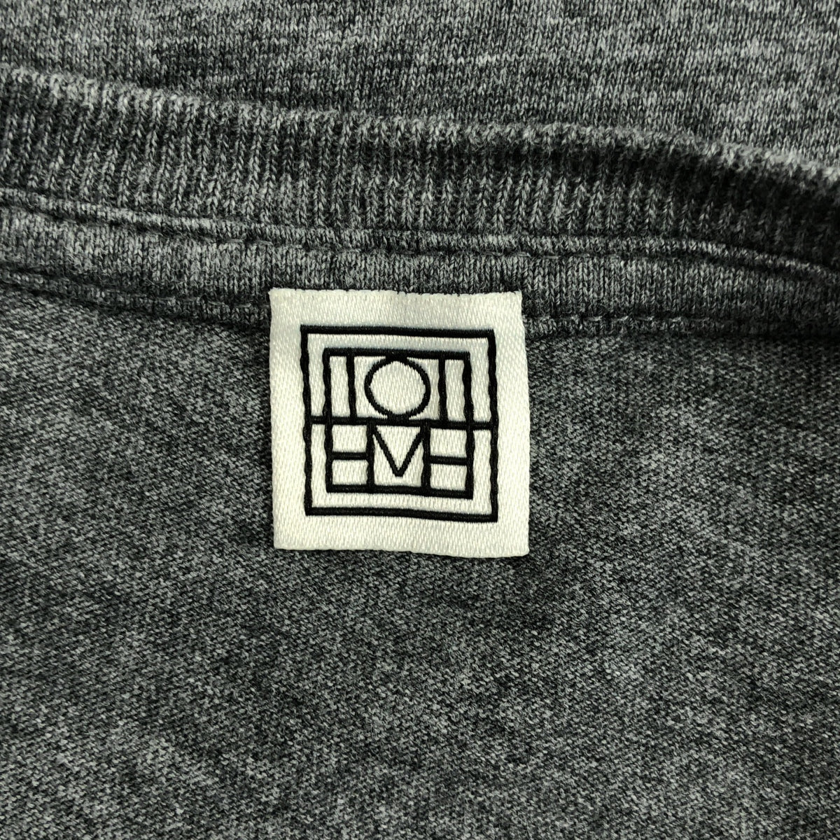 TOTEME | 棉質標誌刺繡 T 卹 | XS | 灰色 | 女款
