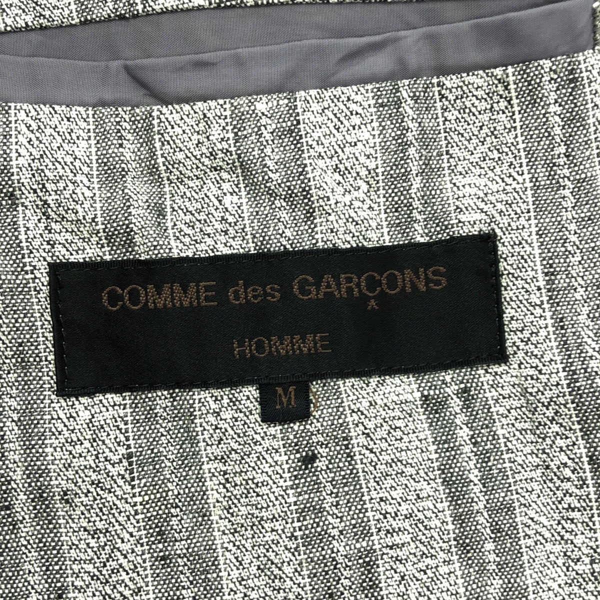 COMME des GARCONS HOMME / 컴데 갤슨 옴므 | 1990s~ 자가드 싱글 브레스트 테일러드 재킷 | M | 남성