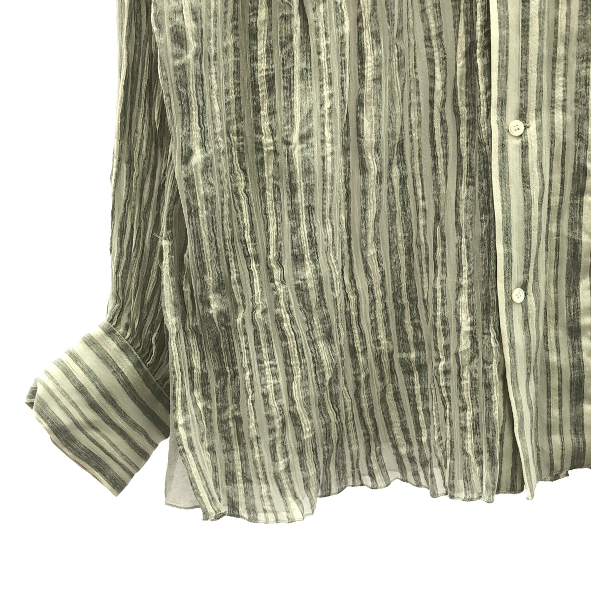 seya. / Seya | SHAHNAMEH SHIRT Striped Shirt Blouse | 1 | Gray | Women's