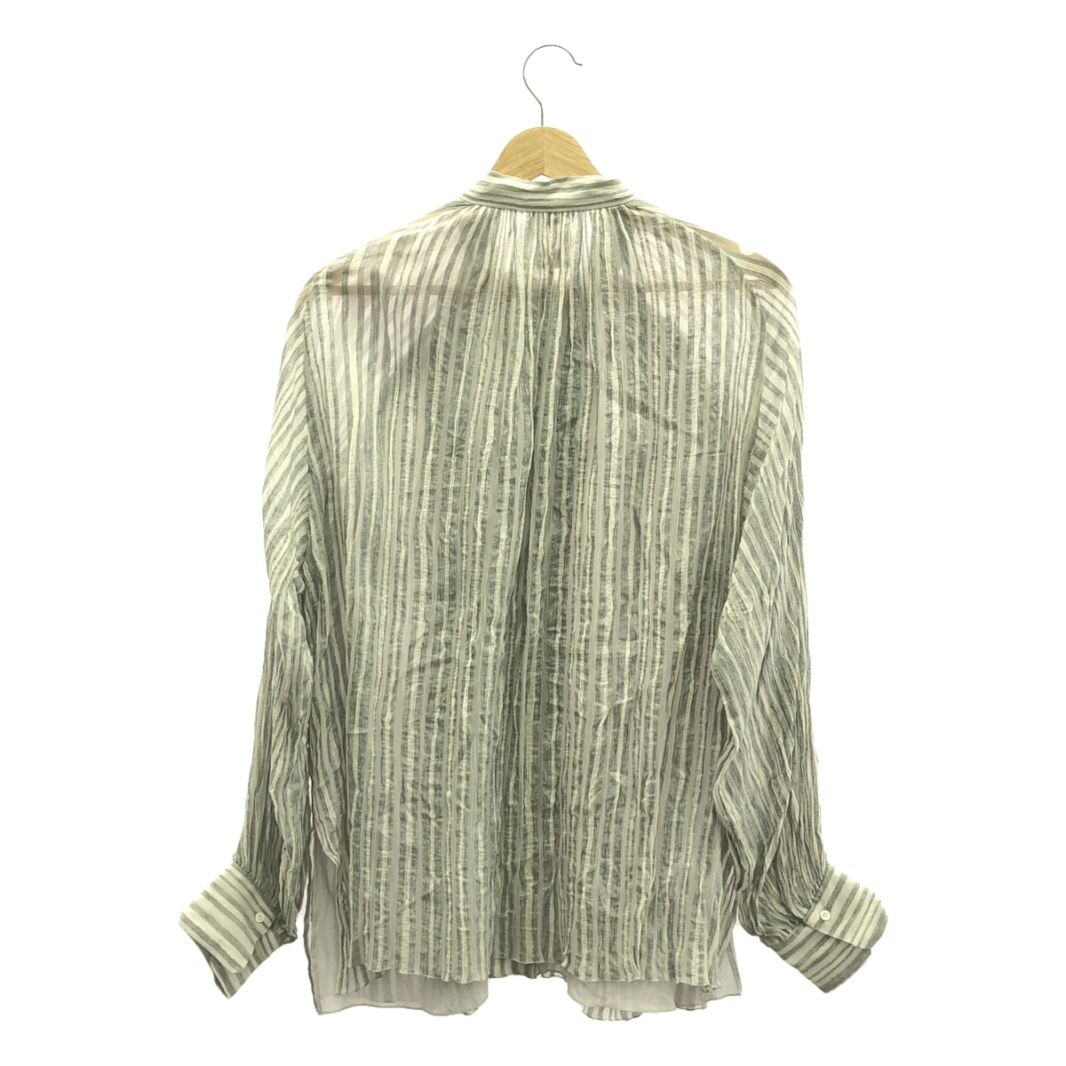 seya. / Seya | SHAHNAMEH SHIRT Striped Shirt Blouse | 1 | Gray | Women's