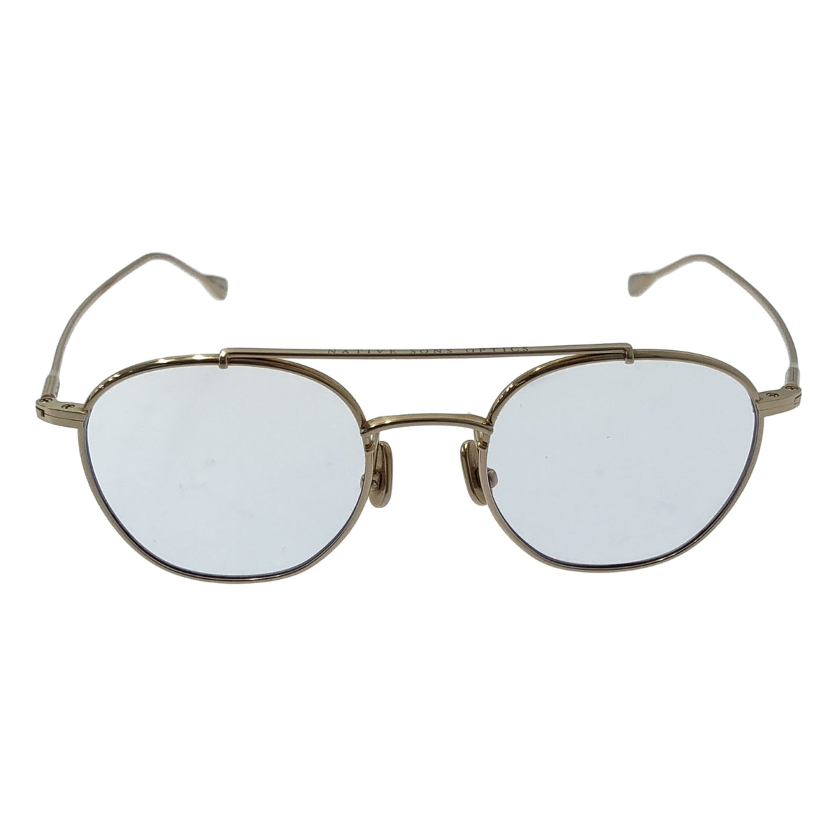 NATIVE SONS / 네이티브 샌즈 | ROY EXPLORER 로이 익스플로러 / 투 브리지 안경 | 금