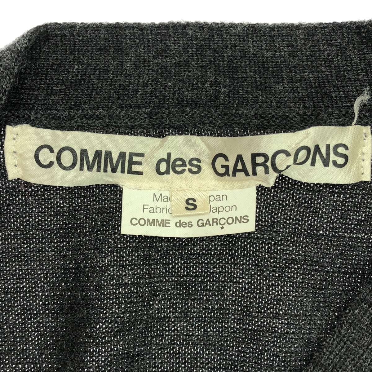 COMME des GARCONS | 2014AW | Long sleeve knit cardigan | S | Women's