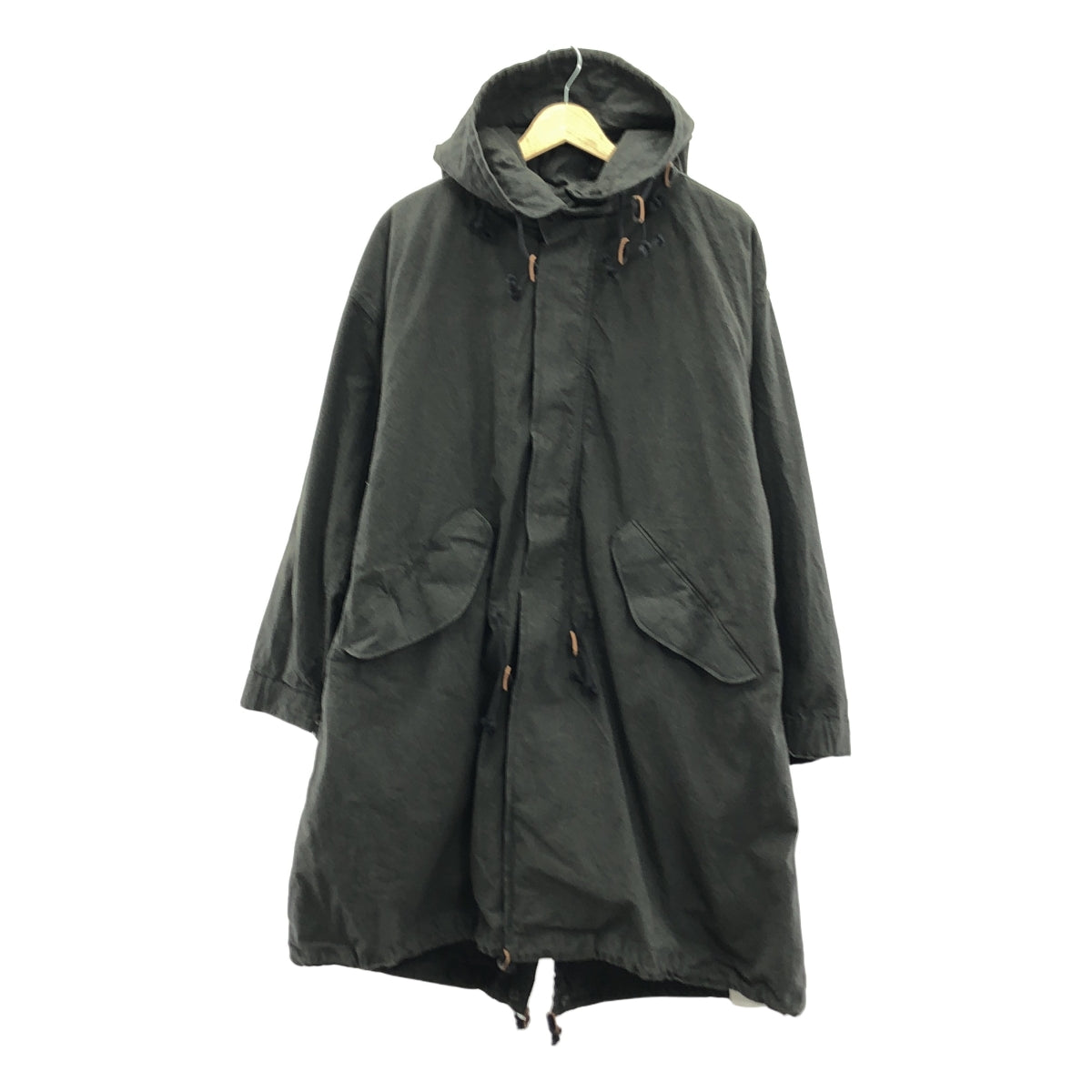 【美品】  kaval / カヴァル | Fish tail long coat ライナー付き フィッシュテール ロングコート | S | ダークグレー | メンズ