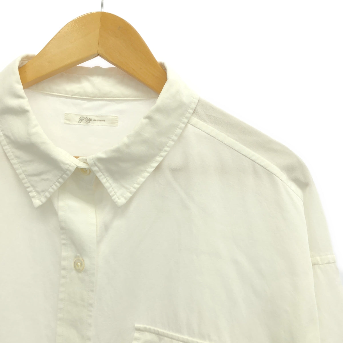 Plage / Plage | 2021SS | Nidom bio washer shirt | F | White | Women's