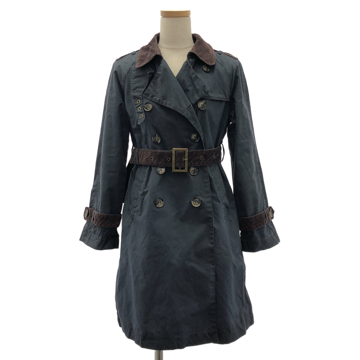 Barbour | 油浸腰帶風衣，全印花襯裡 | 尺寸 8 | 女款