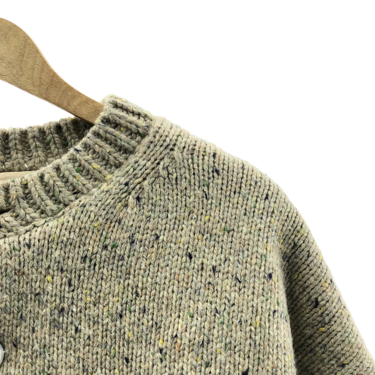 THE SHISHIKUI / シシクイ | Mix cardigan クルーネック カーディガン | F |