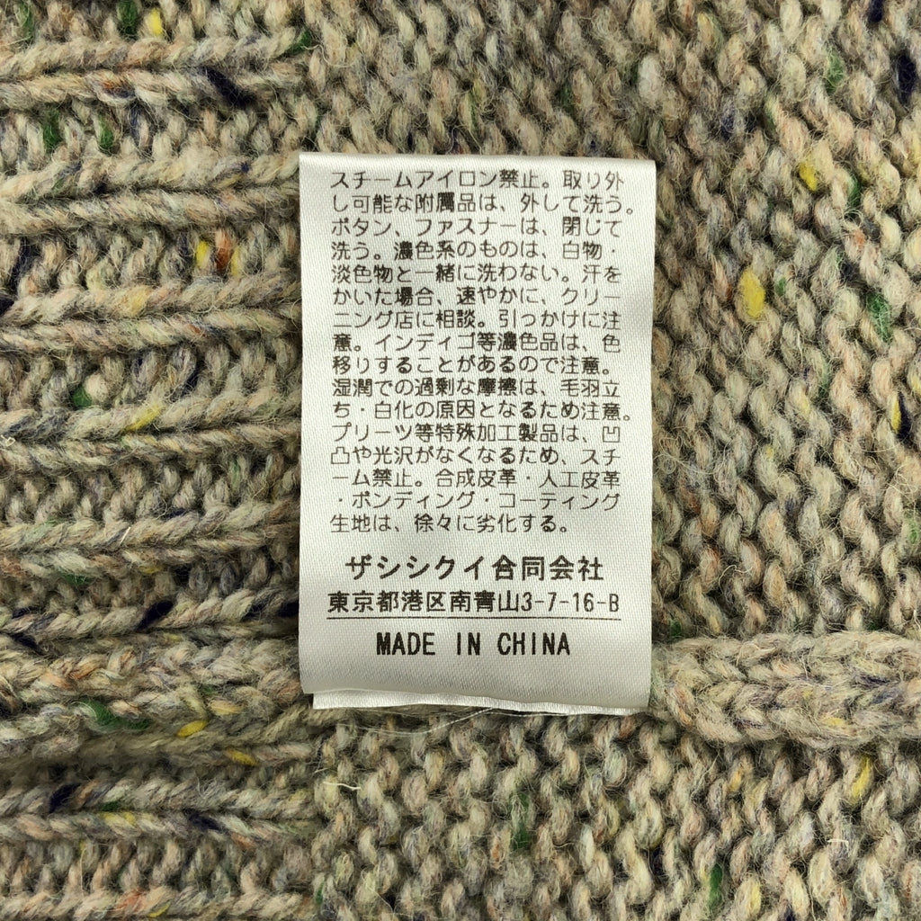 THE SHISHIKUI / シシクイ | Mix cardigan クルーネック カーディガン | F |