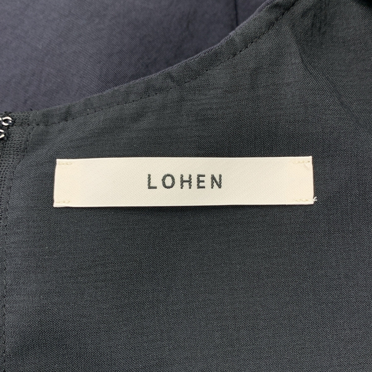 LOHEN / ローヘン | 2025SS | GUSSET COCOON ONE PIECE ガゼット コクーン ワンピース | F | レディース