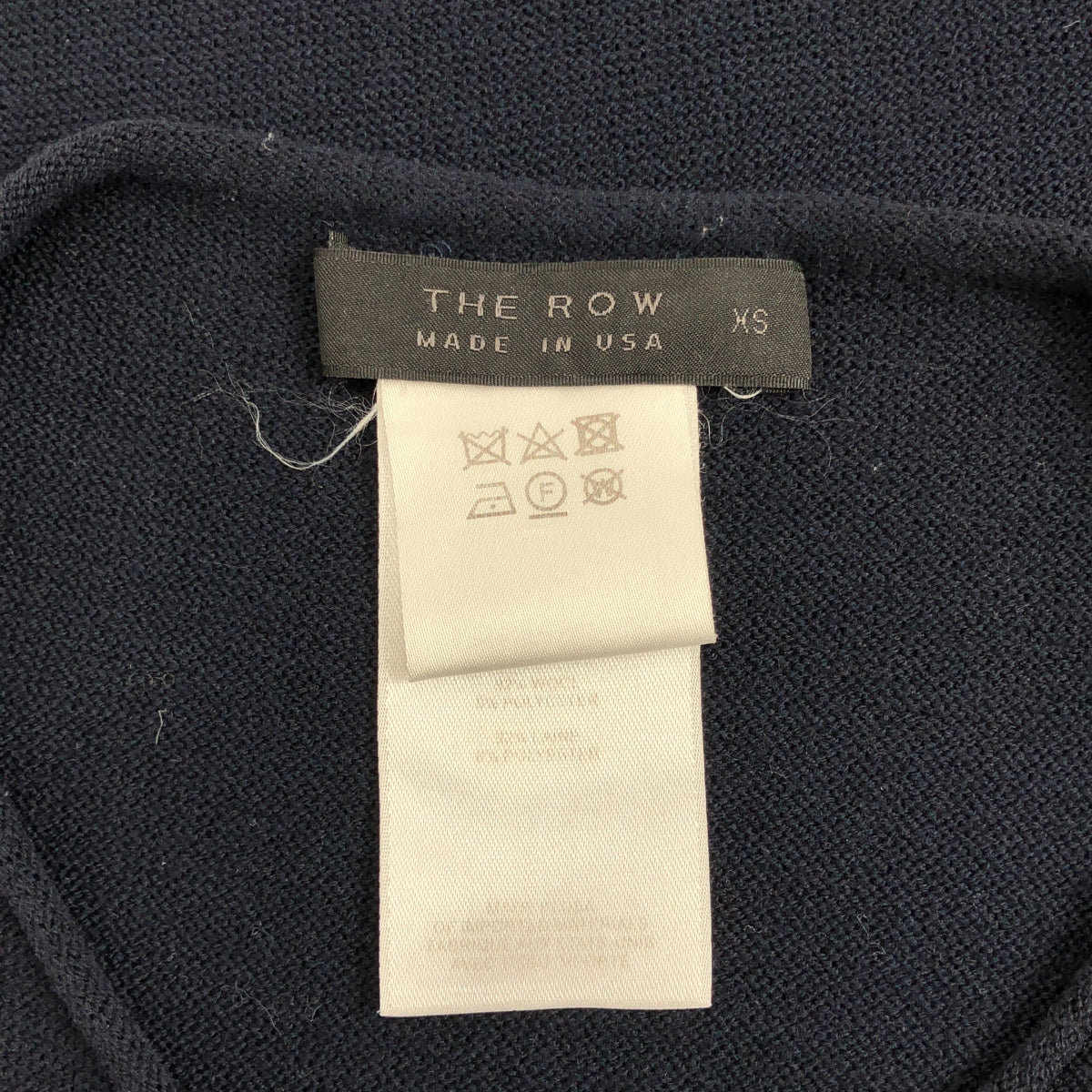 THE ROW | 側繫帶圓領毛衣 | XS | 女款