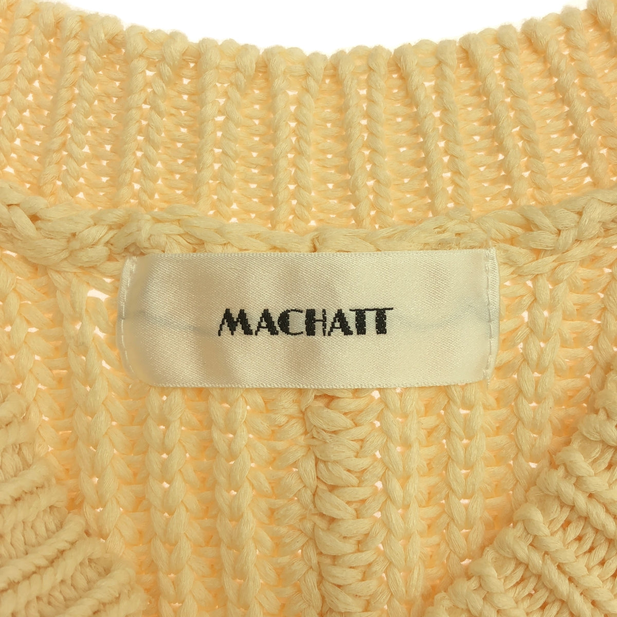 MACHATT / マチャット | アゼスリーブレス ニット | F | レディース