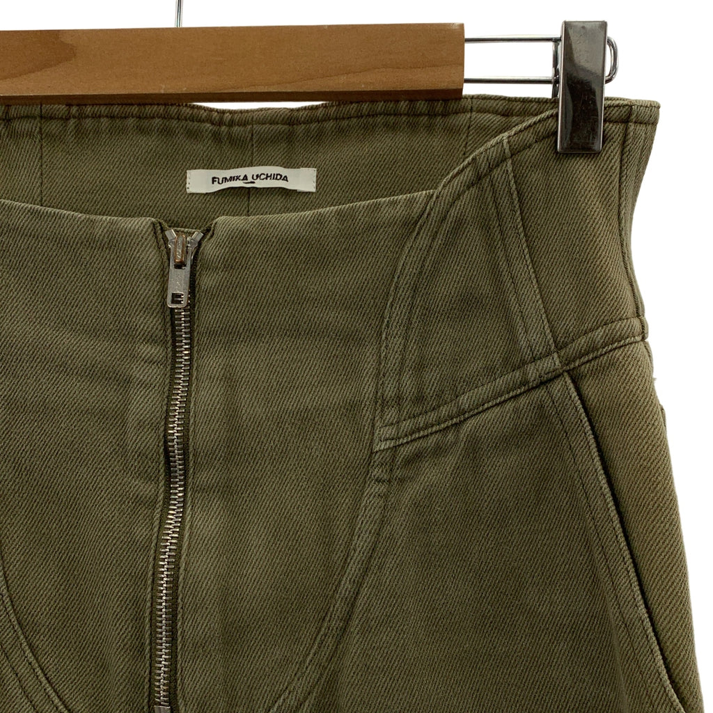 FUMIKA UCHIDA / フミカウチダ | コルセット デニムパンツ | 36 | カーキ | レディース