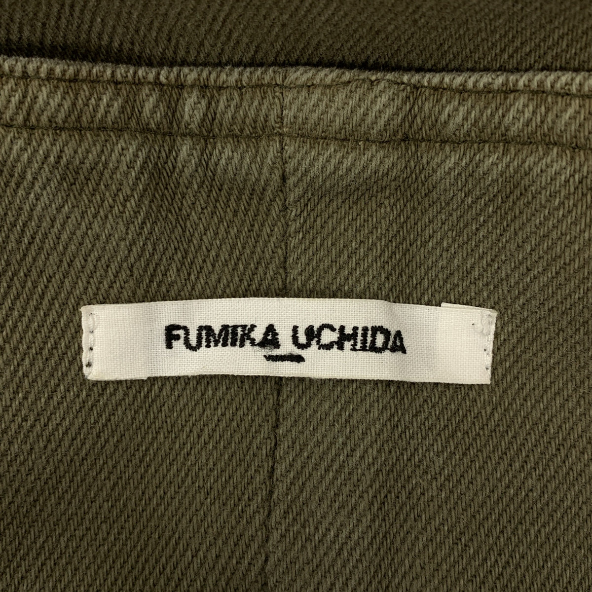 FUMIKA UCHIDA / フミカウチダ | コルセット デニムパンツ | 36 | カーキ | レディース