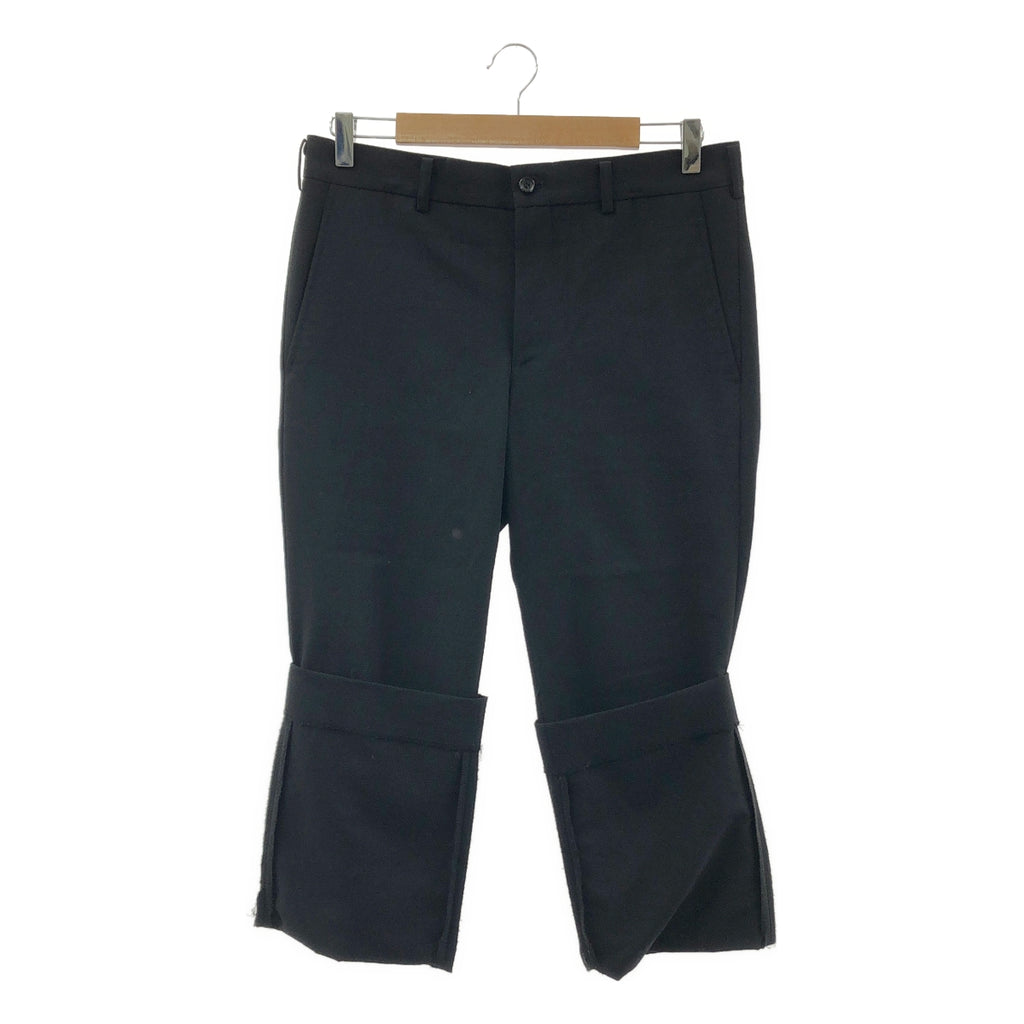 COMME des GARÇONS HOMME PLUS | 2022 春夏 |花卉羊毛華達呢捲邊休閒褲| SHOPBOP S 號 |男士