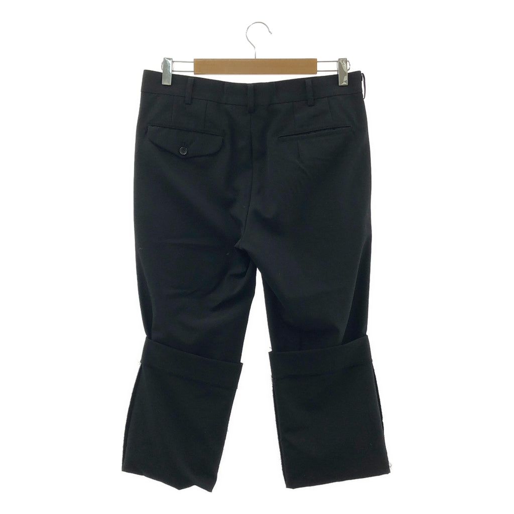 COMME des GARÇONS HOMME PLUS | 2022 春夏 |花卉羊毛華達呢捲邊休閒褲| SHOPBOP S 號 |男士