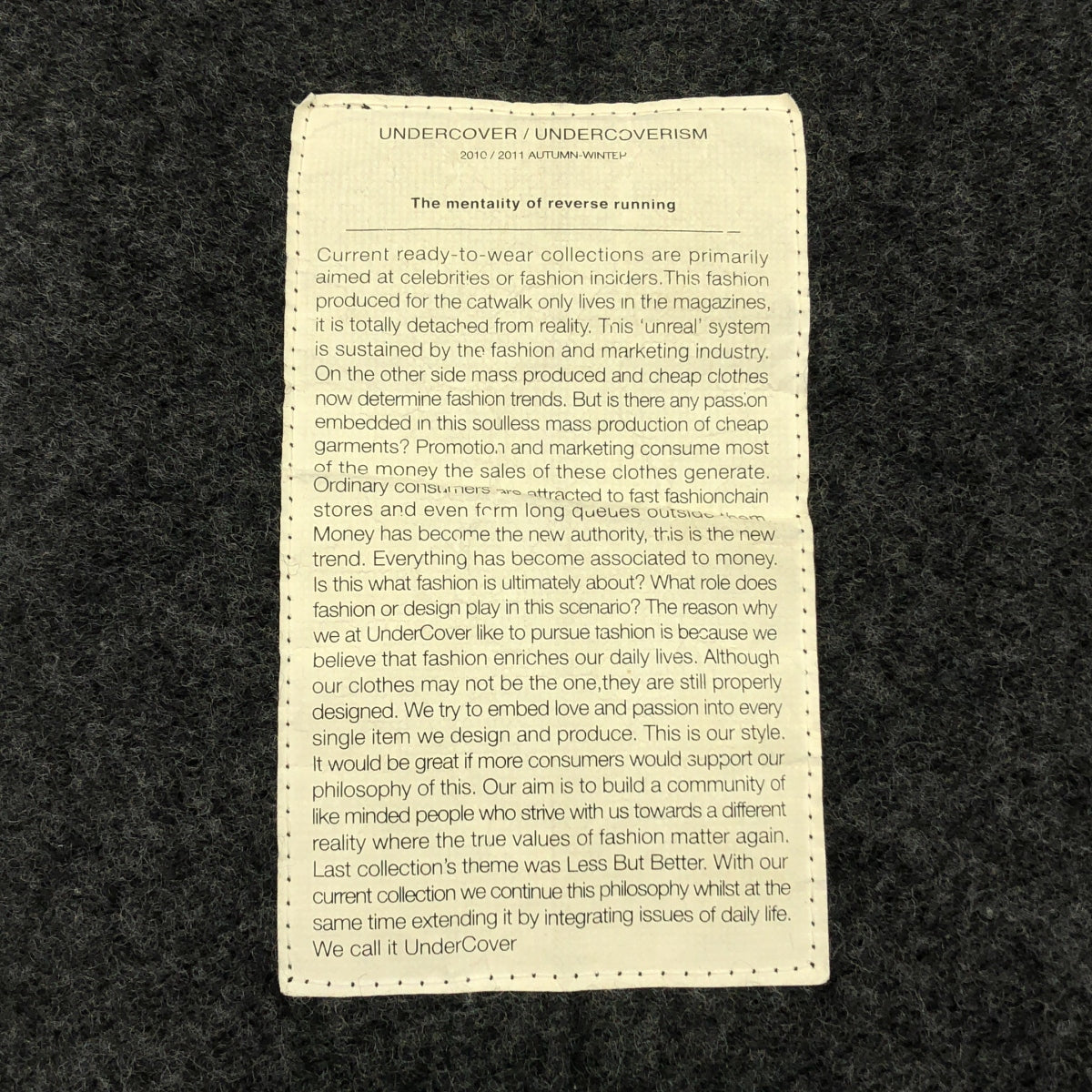 UNDERCOVERISM / 언더카바이즘 | 울 엘보 패치 니트 테일러드 재킷 | 2 | 맨즈