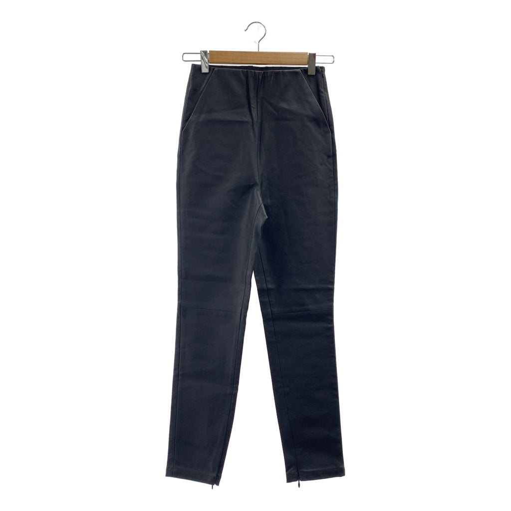 RHC Ron Herman | 仿皮褲，拉鍊下擺、鬆緊腰帶和側拉鍊 | XS 碼 | 女款