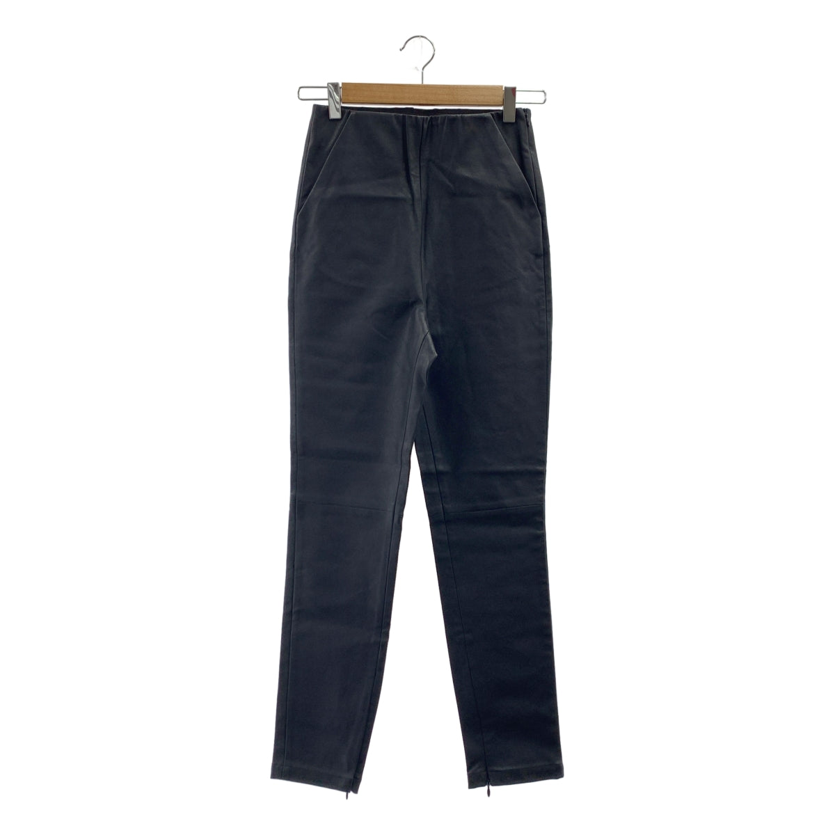 RHC Ron Herman | 仿皮褲，拉鍊下擺、鬆緊腰帶和側拉鍊 | XS 碼 | 女款