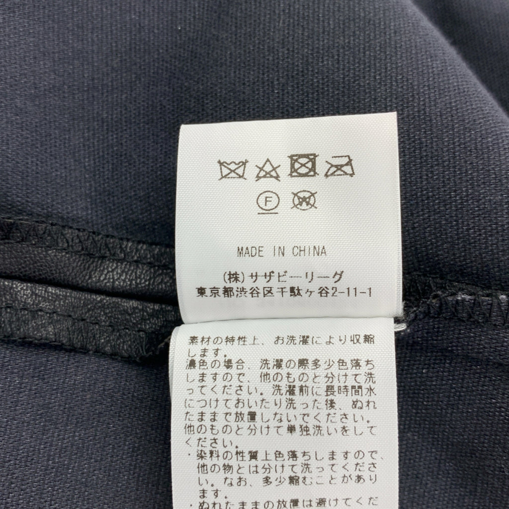 RHC Ron Herman | 仿皮褲，拉鍊下擺、鬆緊腰帶和側拉鍊 | XS 碼 | 女款