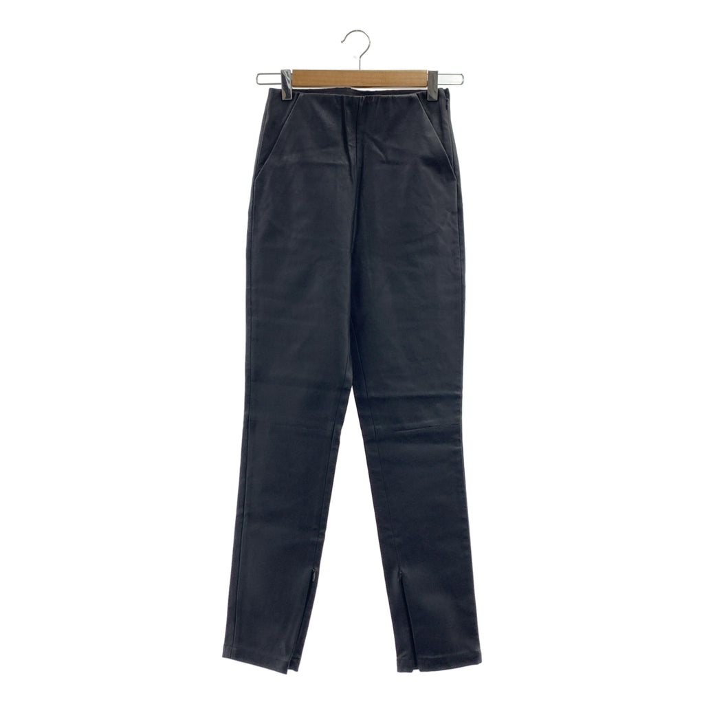 RHC Ron Herman | 仿皮褲，拉鍊下擺、鬆緊腰帶和側拉鍊 | XS 碼 | 女款