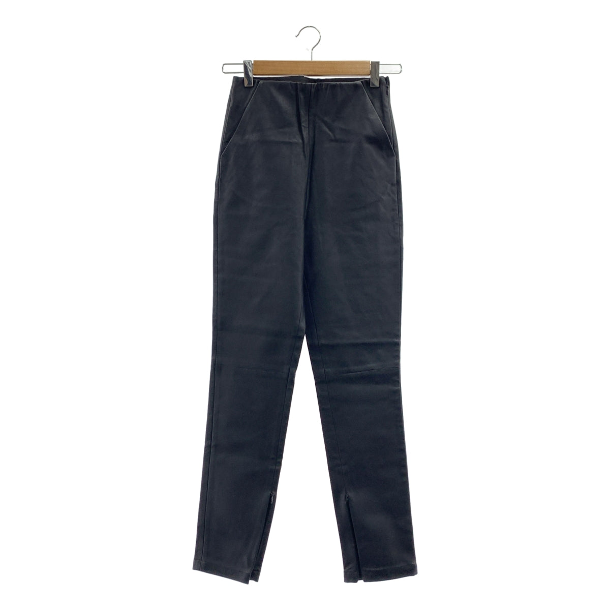 RHC Ron Herman | 仿皮褲，拉鍊下擺、鬆緊腰帶和側拉鍊 | XS 碼 | 女款