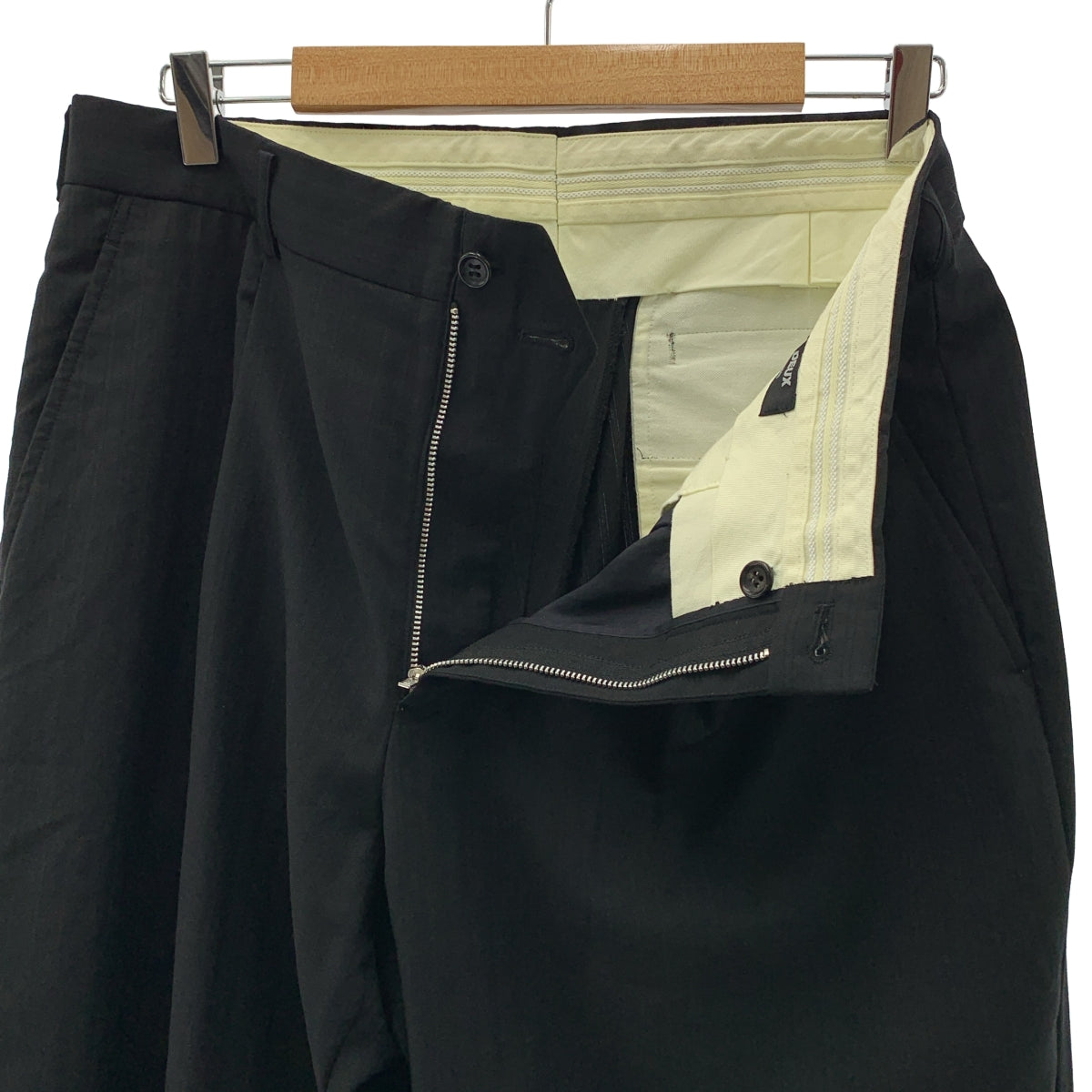 COMME des GARCONS HOMME DEUX / 콤데 갤슨 옴두 | 2020AW | 자가드 테이퍼드 슬랙스 팬츠 | L |