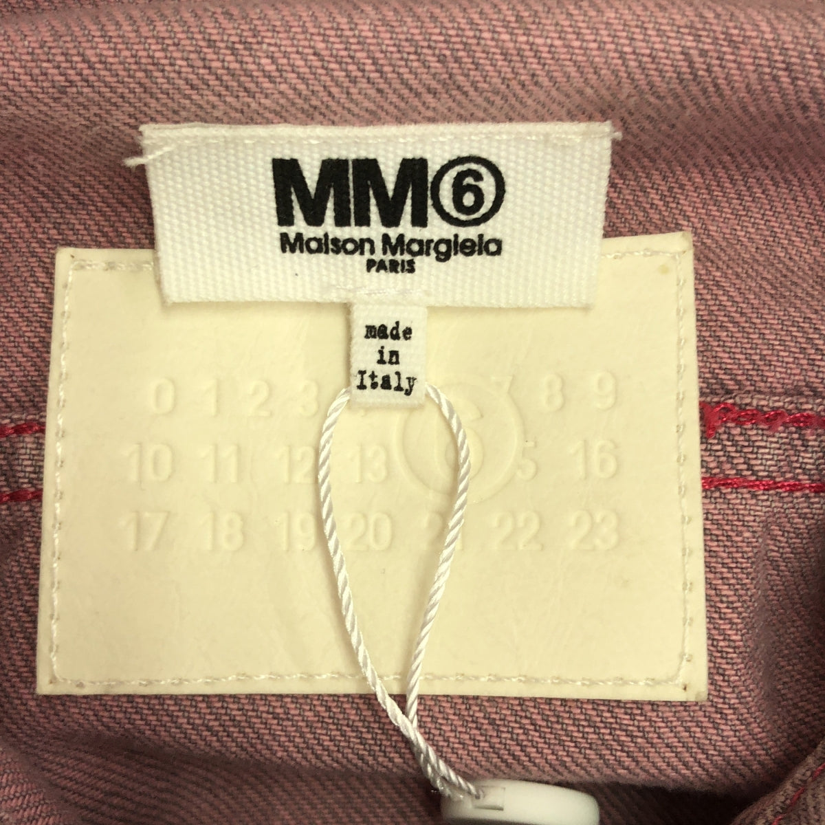 【新品】  MM6 Maison Margiela / エムエムシックスメゾンマルジェラ | 2023SS | Gジャン ショート デニムジャケット | 40 | パープル | レディース