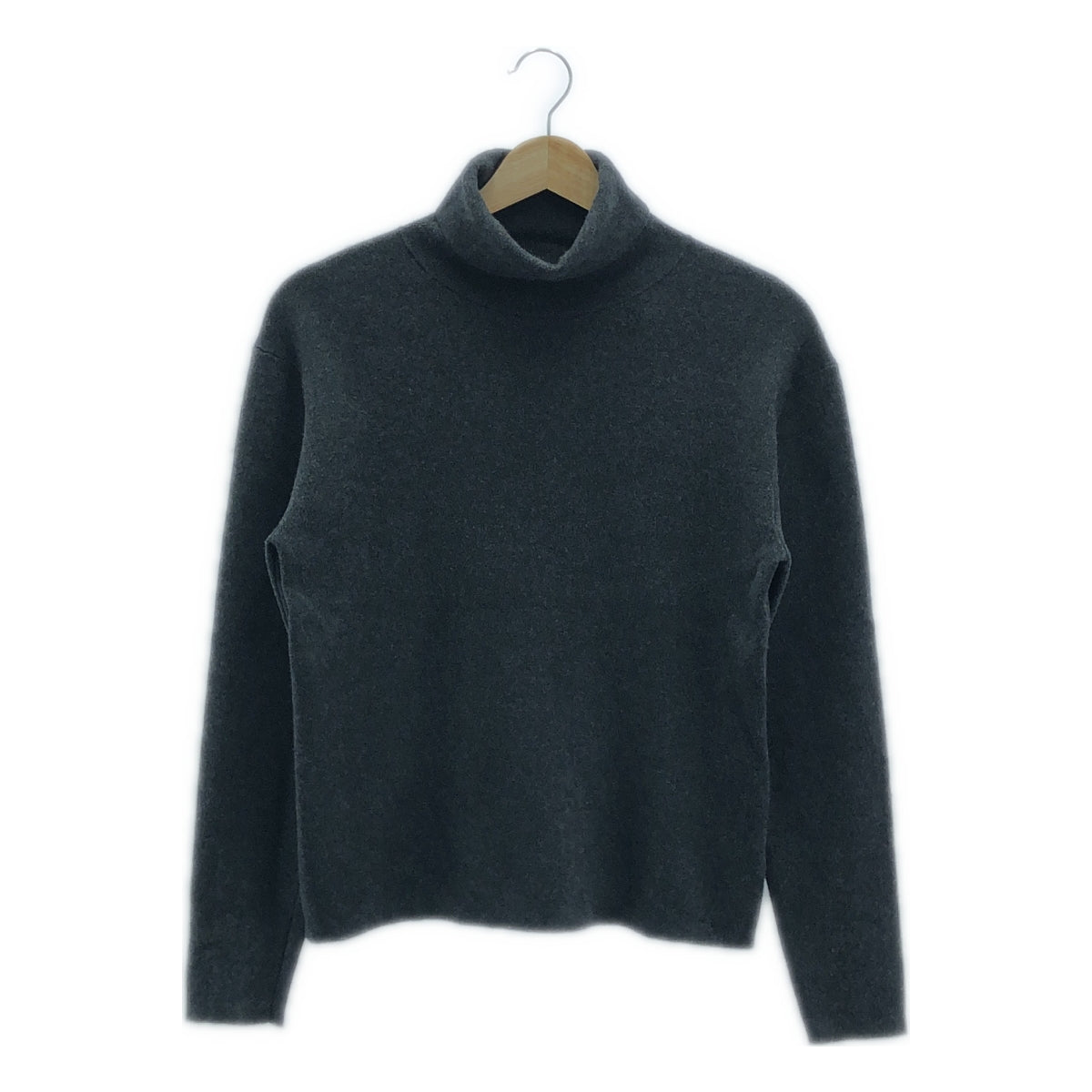 CABaN / 캐빈 | 코튼 캐시미어 터틀넥 풀오버 니트 | S | 회색 | 여성