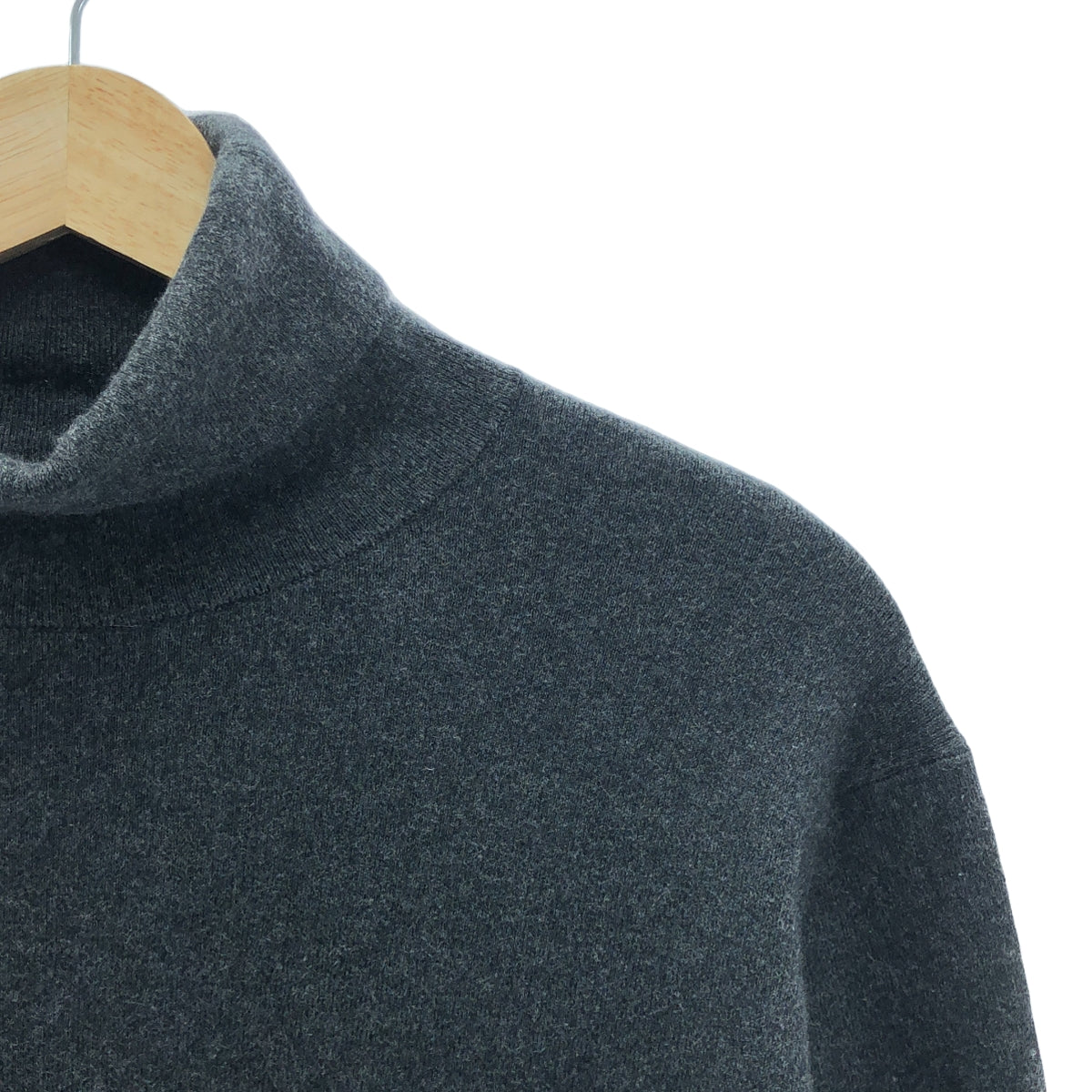 CABaN / 캐빈 | 코튼 캐시미어 터틀넥 풀오버 니트 | S | 회색 | 여성