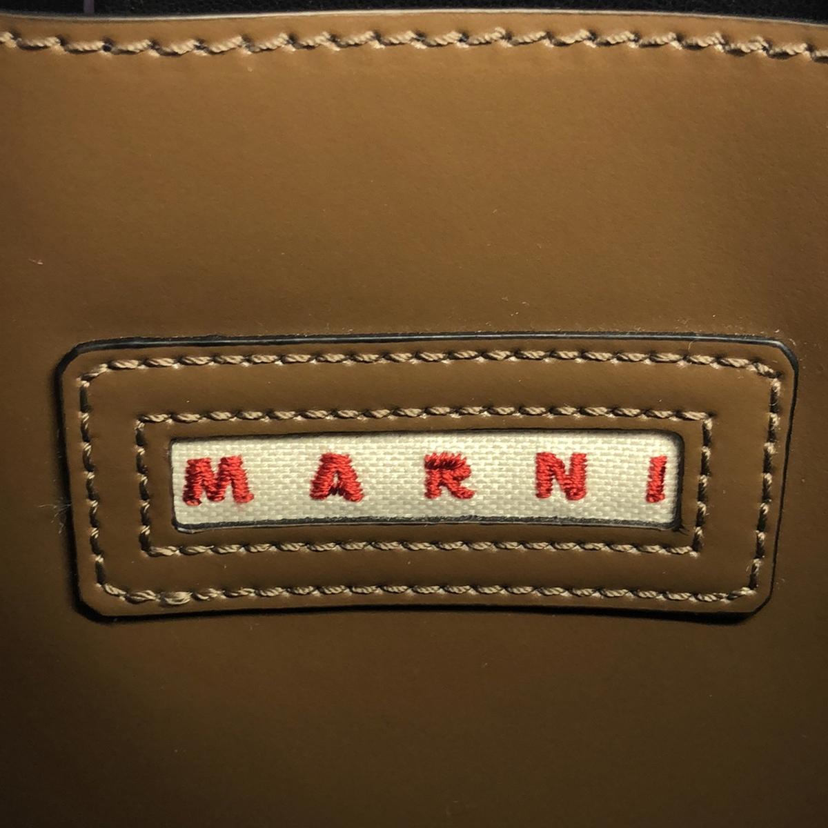 美品】 MARNI / マルニ | 2022SS | MUSEO ミュゼオミニ 2Way バイカラー レザー トート ショルダーバッグ | – KLD