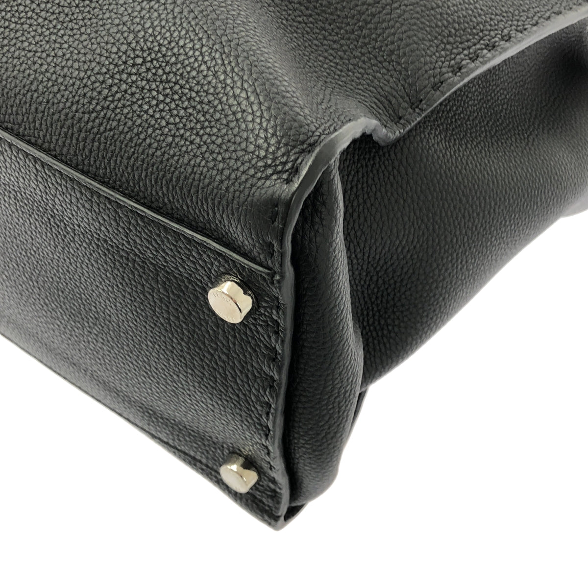 【美品】  FENDI / フェンディ | セレリア ピーカブー アイコニック バグズアイ 2way レザー ブリーフケース | ブラック | メンズ