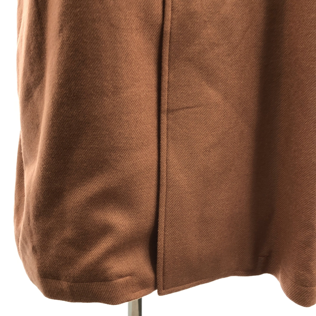 【美品】  POLYPLOID / ポリプロイド | LONG COAT C ステンカラー ウール ロングコート | 2 | ブラウン | メンズ