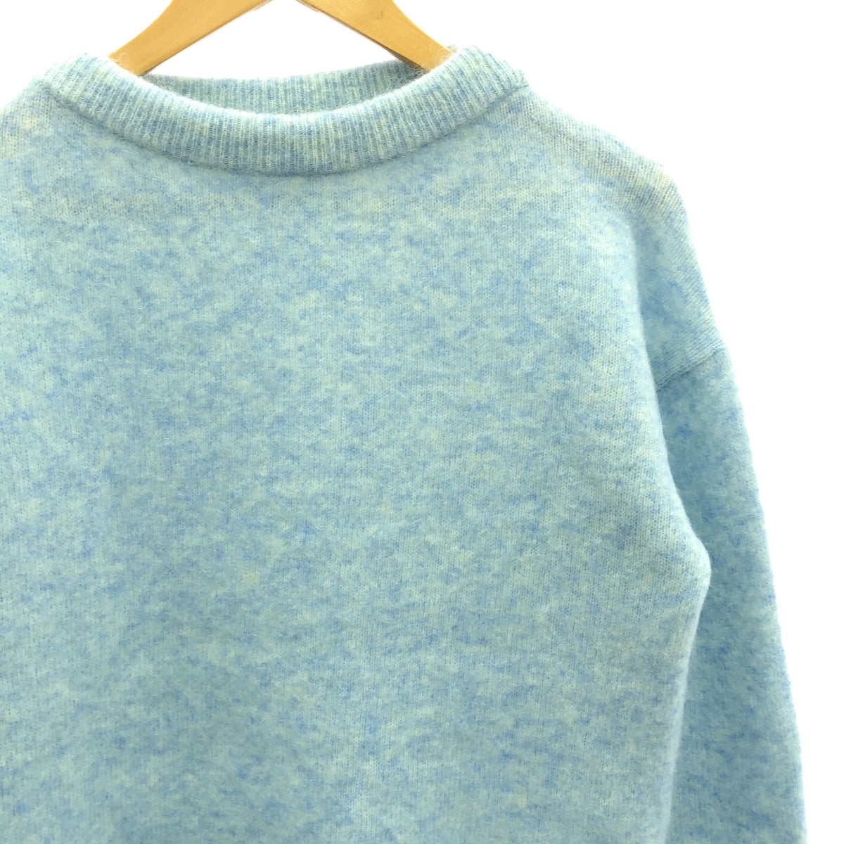 Acne Studios | Dramatic Mohair Pullover Knit | XXS | Blue | Women's