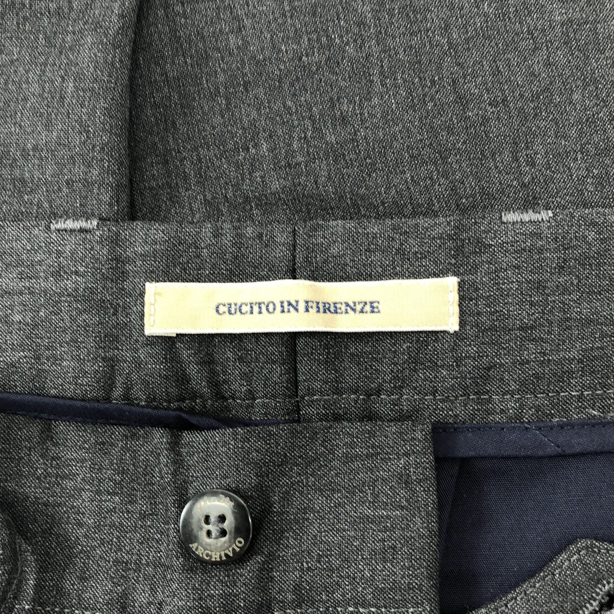 giab's ARCHIVIO / ジャブスアルキヴィオ | MASACCIO TYPE A2 マサッチョ ウールストレッチ イージースラックス | 42 | グレー | メンズ