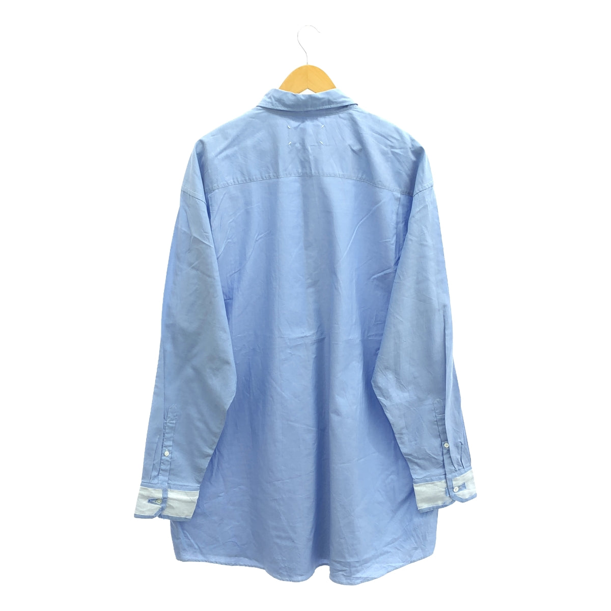 Maison Margiela / メゾンマルジェラ | 2021AW | Plain Oversized Shirt コットン オーバーサイズ シャツ | 39 | ブルー | メンズ