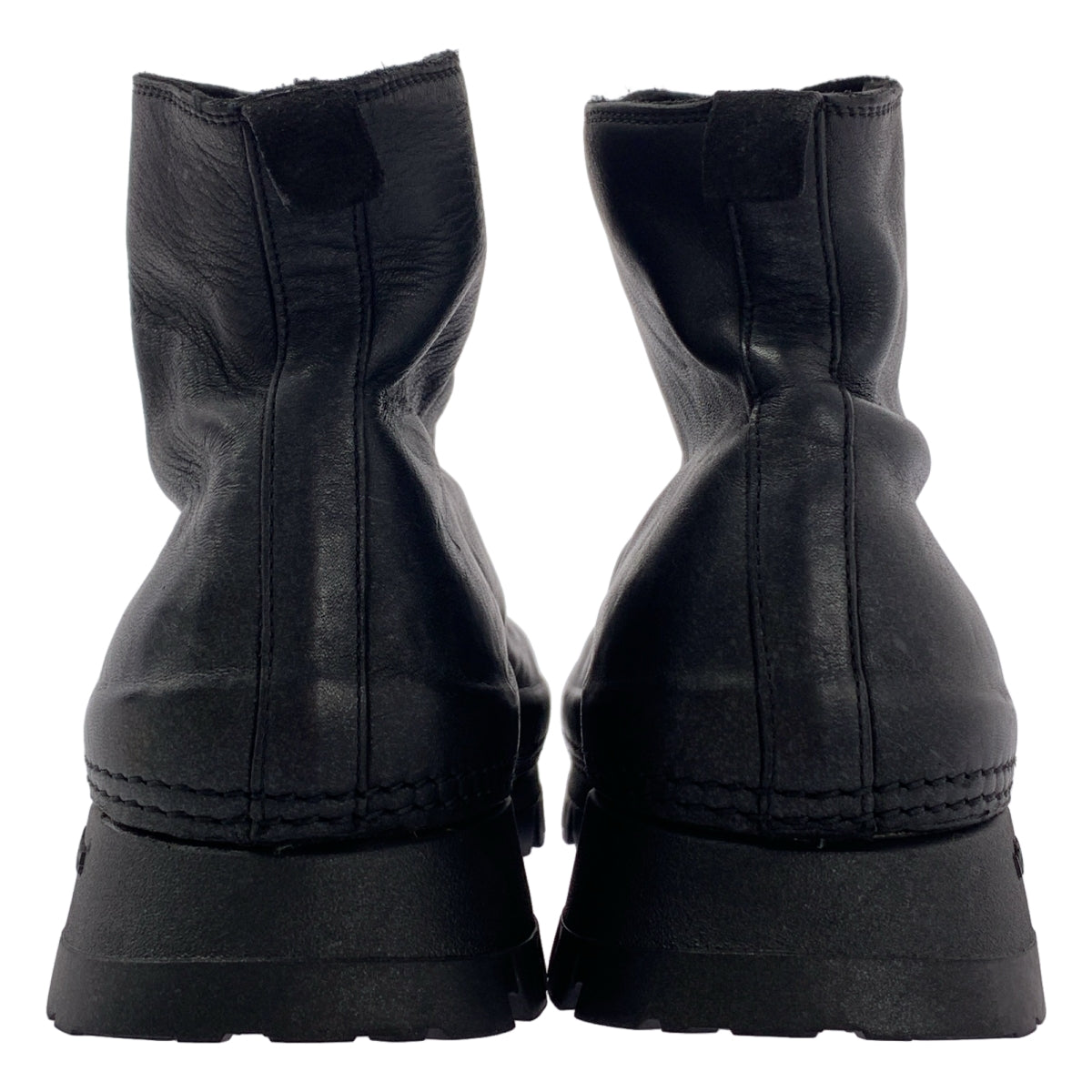 GUIDI | 2024 秋冬 | VS01 TREK SOFT HORSE FULL GRAIN / 前拉鍊靴，馬皮和 Vibram 鞋底 | 尺寸 43 | 男款