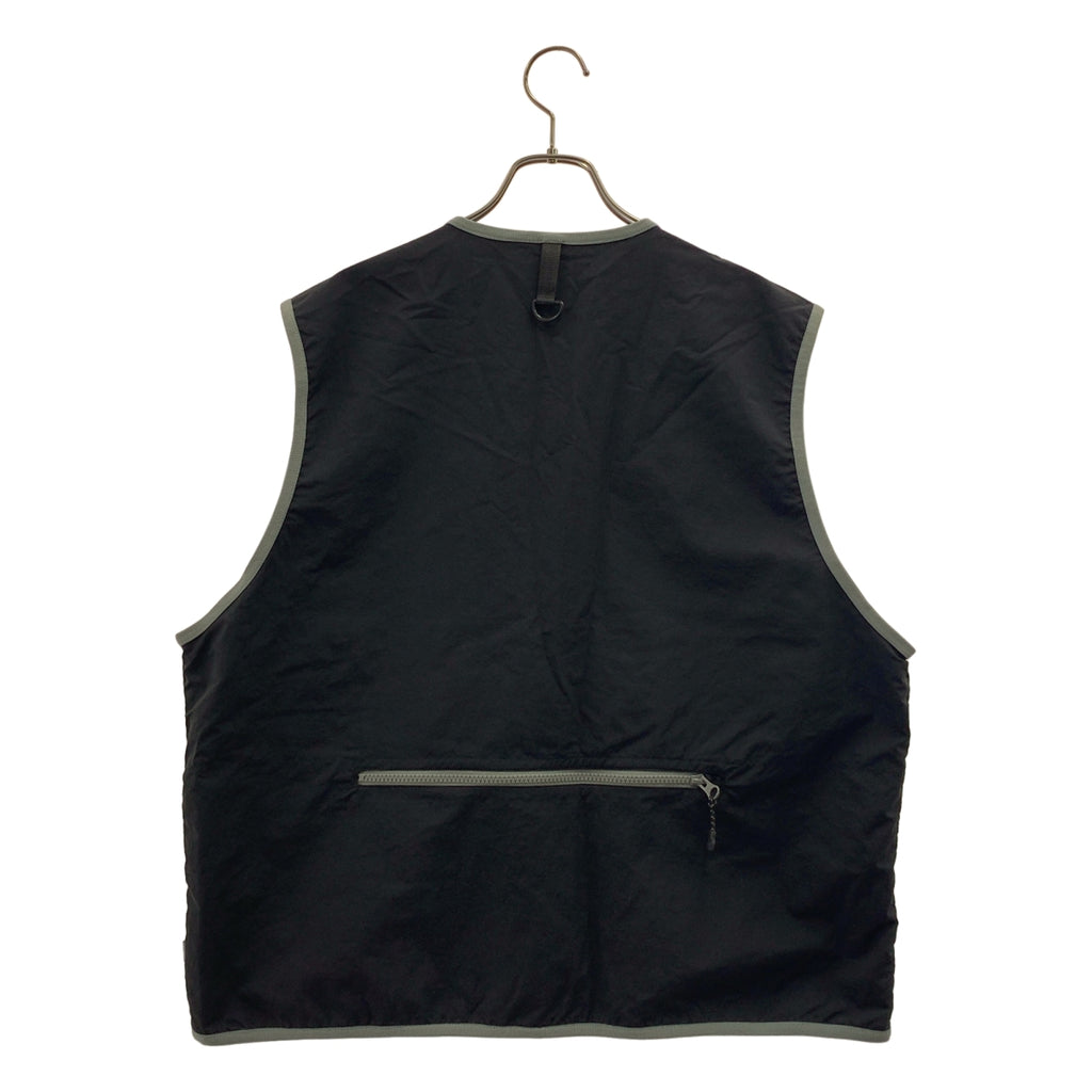 Acy / エーシー | 2024SS | 2WAY UTILITY VEST リバーシブル ユーティリティー ベスト | 03 | ブラック/グレー | メンズ