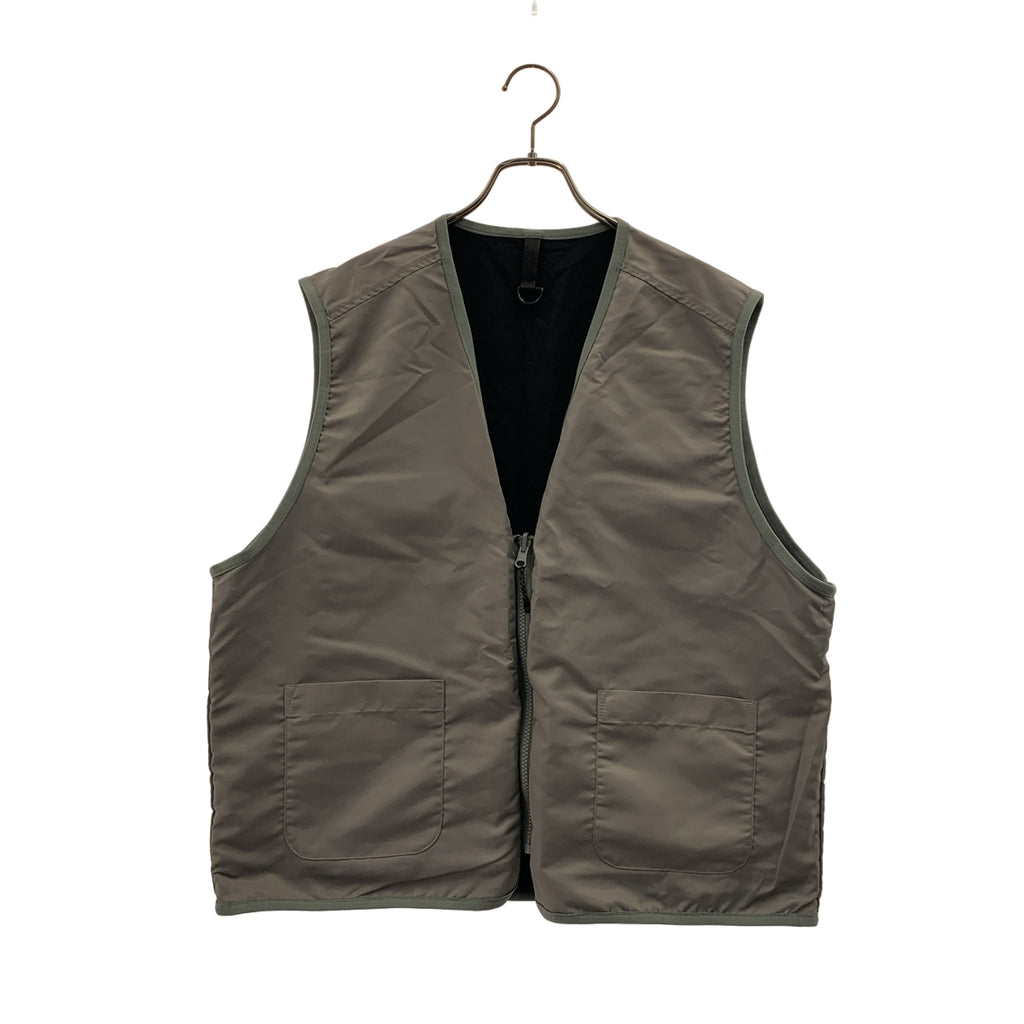 Acy / エーシー | 2024SS | 2WAY UTILITY VEST リバーシブル ユーティリティー ベスト | 03 | ブラック/グレー | メンズ