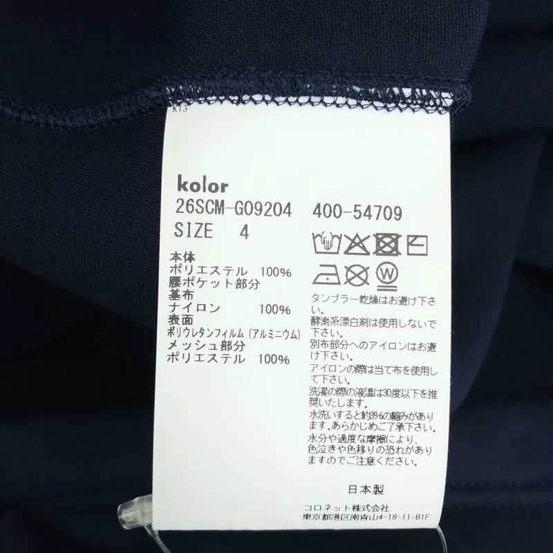 kolor / カラー | 2026SS | ポリエステル 異素材ドッキング ジャケット | 4 | メンズ