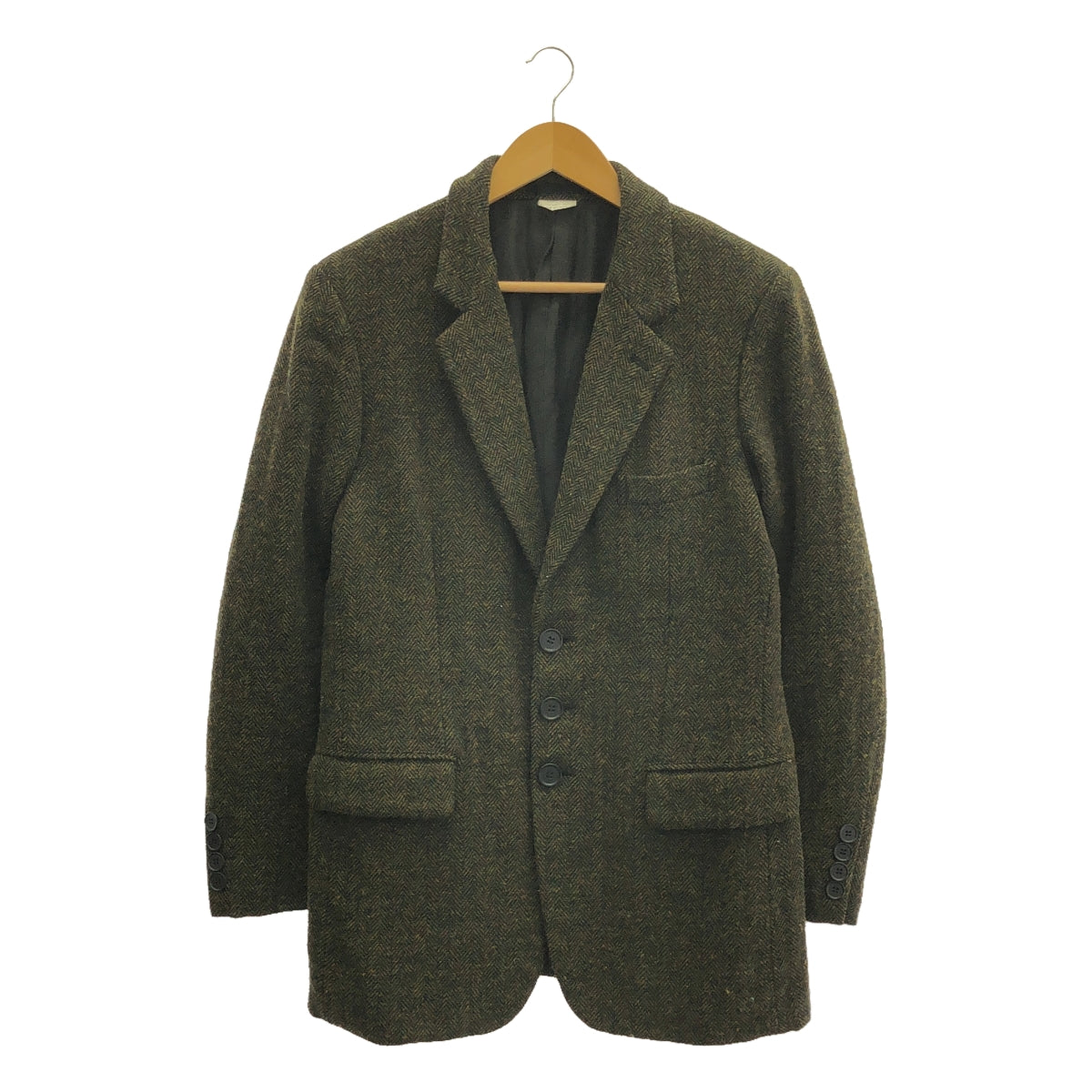 COMME des GARCONS HOMME DEUX | 2014AW | Wool herringbone 3B tailored jacket | M | Men's